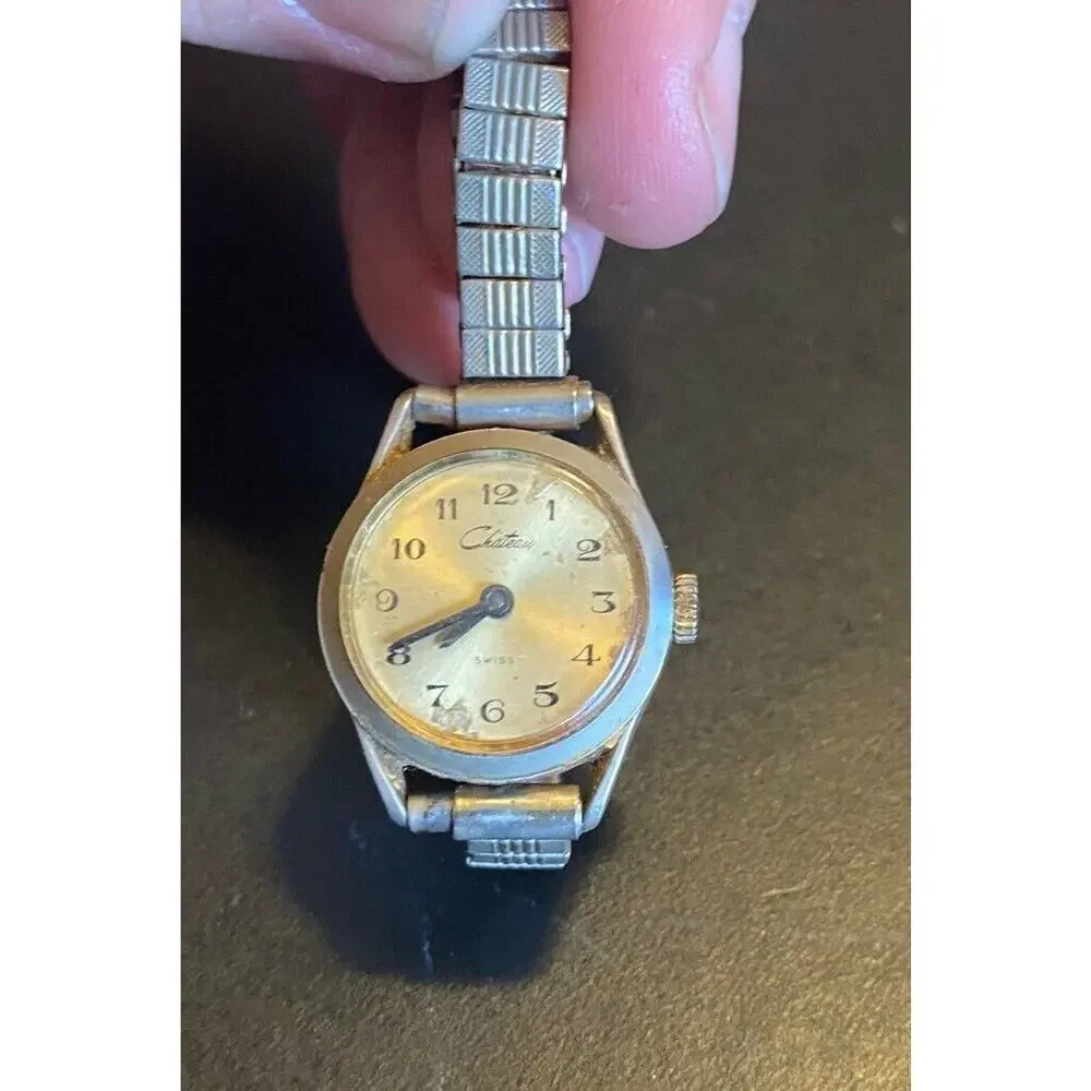 VTG women's Chateau Watch, Gold Tone, Mechanical, Repair
